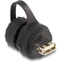 HQ Products 88010, USB 2.0 Type-B, USB 2.0 Type-A, Musta