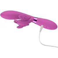 Toyjoy Farfalla Winged Rabbit – ladattava duovibraattori 7+3