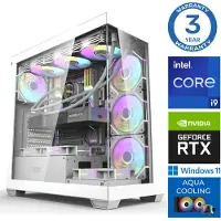 INTOP Tietokone AQUA i9-14900KF 64GB DDR5 2TB SSD M.2 NVME RTX5070Ti 16GB WIN11