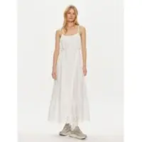 ONLY Onllou Life Emb Strap Ankel Dress Ptm - White - XS