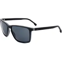 HUGO BOSS Aurinkolasit - - BOSS 1556/O/S - Mattamusta - Harmaat linssit - Suojaluokka 3