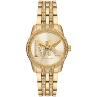 Michael Kors Analoginen kello 'RITZ' kulta / grafiitti / läpinäkyvä