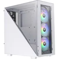 Thermaltake Divider 300 TG Snow ARGB, Midi Tower, PC, Valkoinen, ATX, mikro ATX, Mini-ITX, SPCC, Multi (CA-1S2-00M6WN-01)