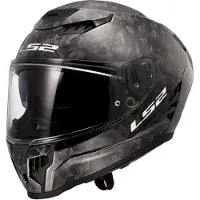 LS2 FF807 Dragon Integraalikypärät Carbon unisex musta, size XL