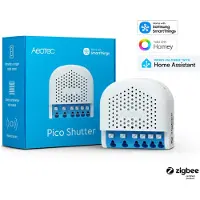 Aeotec Pico Shutter -verho-/moottoriohjain, Zigbee/Matter, 3,6 A