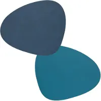 Lind DNA Nupo pöytätabletti curve kaksipuolinen S 1 kpl Midnight blue-petrol