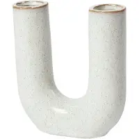 Broste Copenhagen Hector maljakko U Ø16 cm Rainy day grey