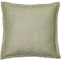 Broste Copenhagen Linn Cushion Cover - Green - 50X50CM