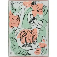 Marimekko Vildstjälk peitto 130x180 cm Offwhite-dark blue- orange-red