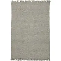 Linie Design Idun Rug 170x240 Cm Light Grey - Yksiväriset matot Villa Vaaleanharmaa - 397235