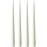 Ester & Erik -kynttilä, 4-pakkaus lakattu ivory, 32 cm