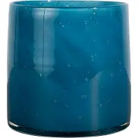 By On Calore kynttilälyhty-maljakko M Ø15 cm Petrol