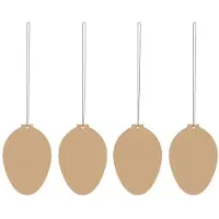 Cooee Design Easter Deco -muna pääsiäiskoriste 4-pakkaus Cafe au lait