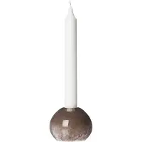 ERNST kynttilänjalka lasi Ø7,5 cm Ruskea