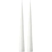 Ester & Erik -kartiokynttilä 37 cm, 2-pakkaus lakattu Pure white 31-0