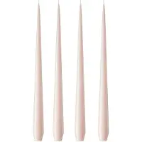 Fyrklövern -kynttilä, 4-pakkaus lakattu Rosewater 51-0, 32 cm
