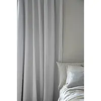 Mimou Mørklægning Dobbelt Bredde Hotel Gardin - Grey - 290X250CM