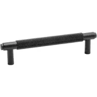 Beslag Design Riff Kahva Mattamusta 128 Mm - Nupit ja ovenkahvat Alumiini Black Matte - 351020-11