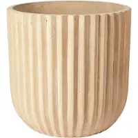 Broste Copenhagen Fiber ruukku Ø50 cm Antique beige