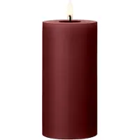 Ester & Erik LED-pöytäkynttilä 44/2 Deep Wine, 15 cm