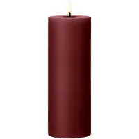 Ester & Erik LED-pöytäkynttilä 44/2 Deep Wine, 20 cm