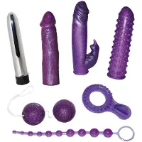 You2Toys - värisevä setti - 7 osaa - glitter