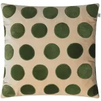 Chhatwal & Jonsson Circle tyynynpäällinen 50x50 cm Beige-cactus green