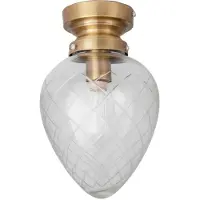 Globen Lighting Juni IP44 plafondi Hiottu kirkas