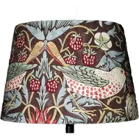 BERGO Lampskärmar Linus 26 Strawberry Thief Mocca - Lampunvarjostimet Tekstiili Ruskea - S09/26/313162100