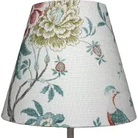 BERGO Lampskärmar Alf 23 Oriental Bird White - Lampunvarjostimet Tekstiili Valkoinen - S20/23/077012100