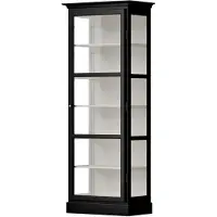 Lindebjerg Design V1 Vitriinikaappi - Kaapit & Vitriinit Honkapuu Musta - V1Black