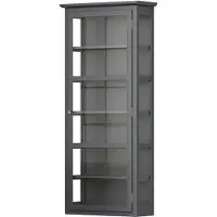 Lindebjerg Design N4 Display Cabinet Anthracite - Kaapit & Vitriinit Honkapuu Antrasiitti - N4 Anthracite