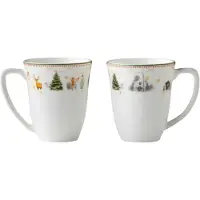 Wik & Walsøe Julemorgen glögimuki, 2-pakkaus Valkoinen-multi