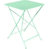 Fermob Bistro Pöytä 57x57 Cm - Puutarhapöydät Lakattu Teräs Green Opaline - 604283