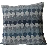 Mimou Nagano Pillow 50x50 Cm Denim Blue - Koristetyynyt & Suojukset Villa Sininen - CU1243