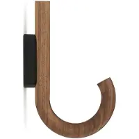 Gejst Hook koukku 19 cm Saksanpähkinä-musta