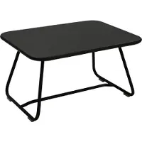 Fermob Sixties Pöytä - Puutarhapöydät Teräs Liquorice - 172142
