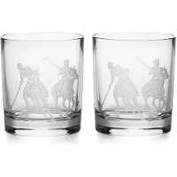 Ralph Lauren Home Garrett Remy Double Olf-fashioned Glass 2pcs Clear