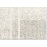 Heymat Løype Ovimatto 60x85 Cm - Kuviolliset matot Pet-kierrätysmuovi Breezy Beige - 51010