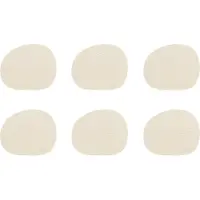Aida - Raw Buffalo Lasinalunen 12,2x10 cm 6 kpl Warm Nude