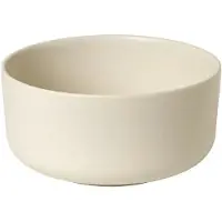 Louise Roe Ceramic Pisu Kulho Ø24 Cm - Tarjoiluvadit Keramiikka Vanilla White - 10160-14-7