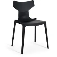 Kartell Re-chair Tuoli By Illy Matt Black - Tuolit Kierrätetyt Kahvikapselit Black Matte - 05803/IL