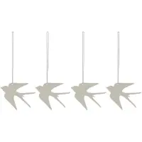 Cooee Design Easter Deco -lintu pääsiäiskoriste 4-pakkaus Hiekka