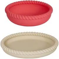 Oyoy MINI Mellow Plate & Bowl - Multi/patterned - Ø 18 CM