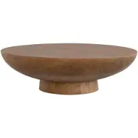 Urban Nature Culture Rotondo Sohvapöytä / Sivupöytä Ø62x18 Cm - Sohvapöydät Sunkay Wood Ruskea - 107129