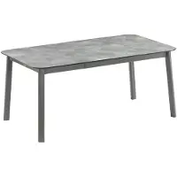 Lafuma Oron Pöytä M 100x170-205 Cm / Ciment - Puutarhapöydät Alumiini Titan - LFM5178-9815