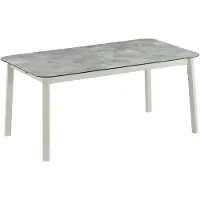 Lafuma Oron Pöytä Laminaatti S 100x150 Cm Ciment / - Puutarhapöydät Alumiini Sable - LFM5155-9864