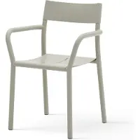 New Works May Armchair Outdoor käsinojatuoli Light Grey
