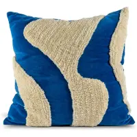 By On Fluffy tyyny 50 x 50 cm Blue-beige