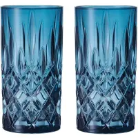 Nachtmann - Noblesse Longdrink Lasi 39,5 cl 2 kpl Vintage Blue
